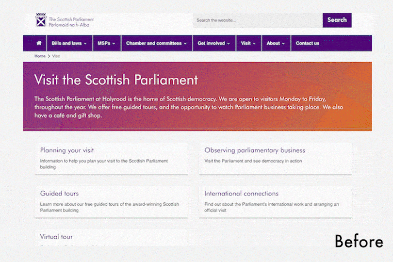 SP - before and after